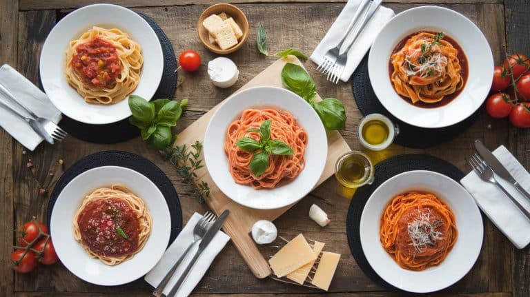 Ces 10 sauces transforment vos pâtes en chefs-d’œuvre culinaires : l’Italie n’a jamais été aussi proche de votre assiette Ces 10 sauces transforment vos pâtes en chefs-d'œuvre culinaires : l'Italie n'a jamais été aussi proche de votre assiette