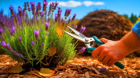 « Ma lavande n’a jamais été aussi belle » : trois gestes simples avant l’hiver pour une explosion de fleurs Illustration de la préparation de la lavande pour l'hiver. Image réalisée par IA.
