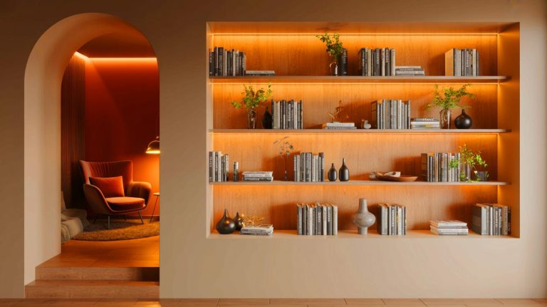 « Vous n’en croirez pas vos yeux » : ces astuces déco pour niches murales vont transformer votre intérieur en un véritable chef-d’œuvre artistique et captivant Illustration de l'optimisation créative d'une niche murale, générée par intelligence artificielle.
