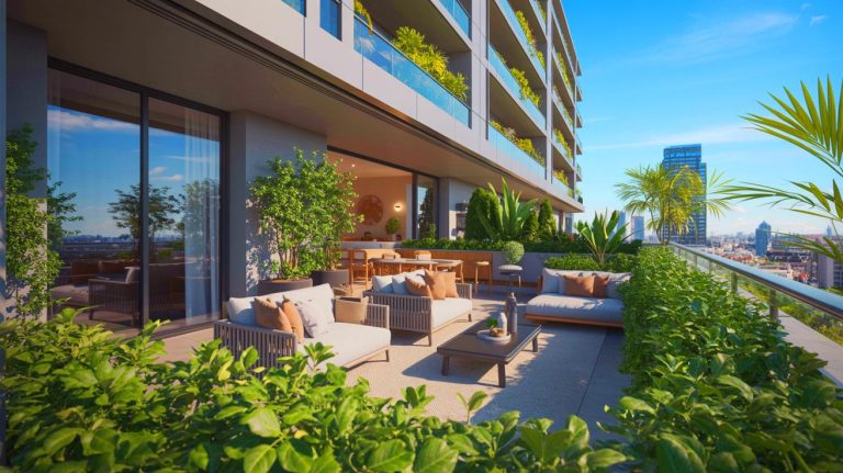 « Même en privé, cet acte courant peut vous coûter cher en pleine ville française » : attention à votre balcon cet été Illustration de l'utilisation réglementée des balcons en copropriété.