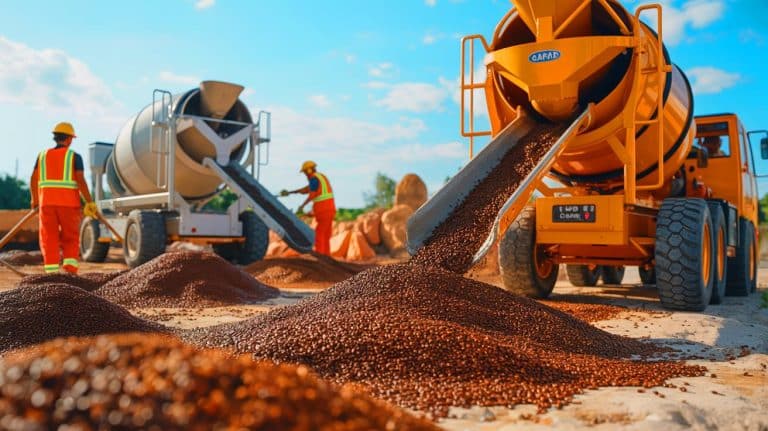 Les scientifiques révèlent un potentiel révolutionnaire du marc de café pour transformer l’industrie du bâtiment Illustration de la transformation des marcs de café en matériau innovant pour l'industrie du bâtiment.