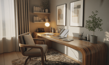 découvrez comment aménager un coin bureau à la fois décoratif et fonctionnel chez vous pour allier confort, esthétique et productivité.