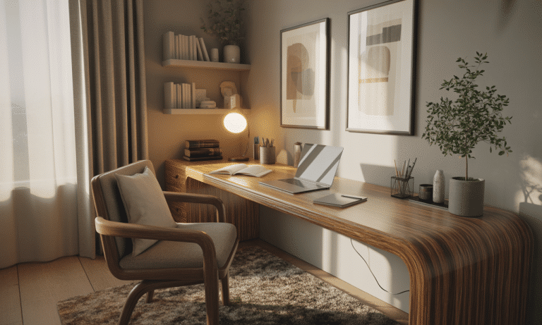 Aménager un coin bureau décoratif et fonctionnel chez soi découvrez comment aménager un coin bureau à la fois décoratif et fonctionnel chez vous pour allier confort, esthétique et productivité.
