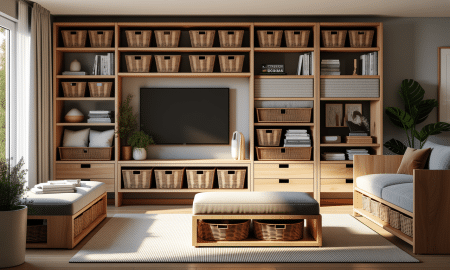 découvrez des rangements astucieux et décoratifs pour un intérieur organisé alliant praticité et style.